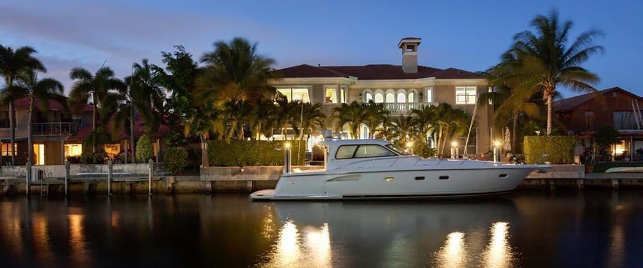 gallery/Delray Waterfront Home Night